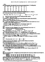 Đề cương ôn tập học kỳ II  Môn Toán lớp 7